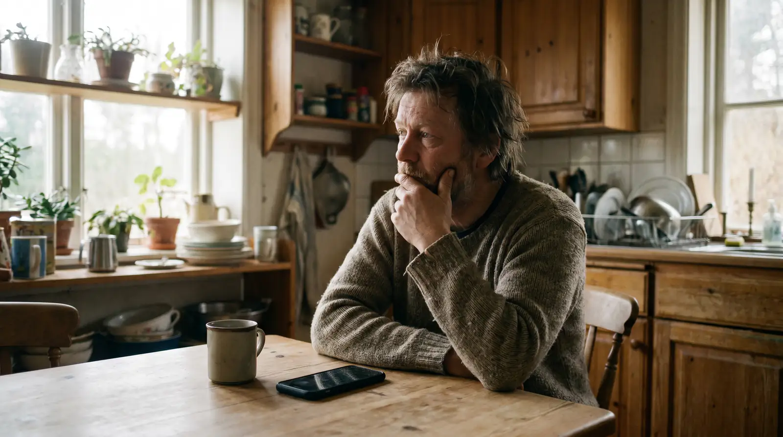 Person looking thoughtful while reflecting on their betting habits